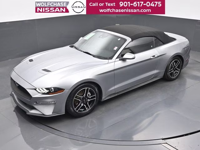 2021 Iconic Silver Metallic Ford Mustang EcoBoost Premium RWD Convertible