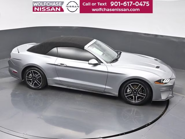 2021 Iconic Silver Metallic Ford Mustang EcoBoost Premium RWD Convertible