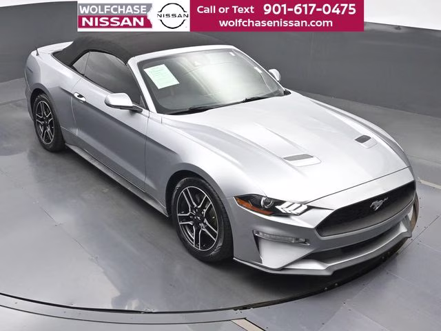 2021 Iconic Silver Metallic Ford Mustang EcoBoost Premium RWD Convertible