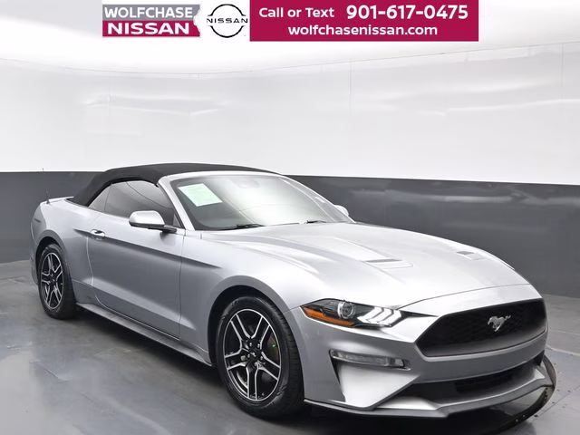 2021 Iconic Silver Metallic Ford Mustang EcoBoost Premium RWD Convertible
