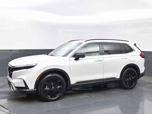 2023 White Honda CR-V Hybrid Sport Touring AWD SUV