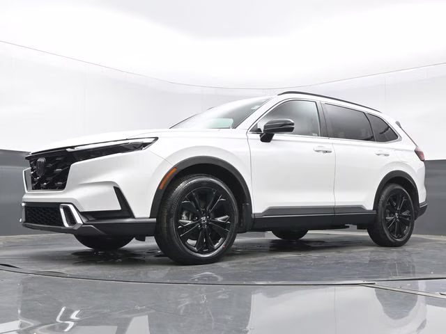 2023 White Honda CR-V Hybrid Sport Touring AWD SUV