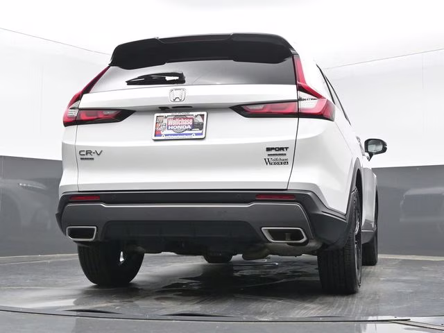 2023 White Honda CR-V Hybrid Sport Touring AWD SUV