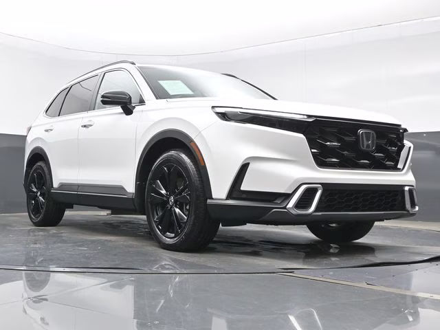 2023 White Honda CR-V Hybrid Sport Touring AWD SUV