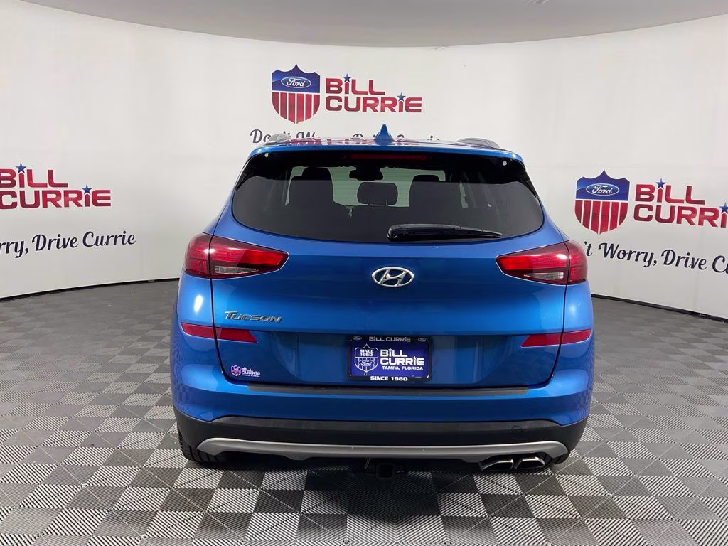 2019 Aqua Blue Hyundai Tucson SEL FWD SUV