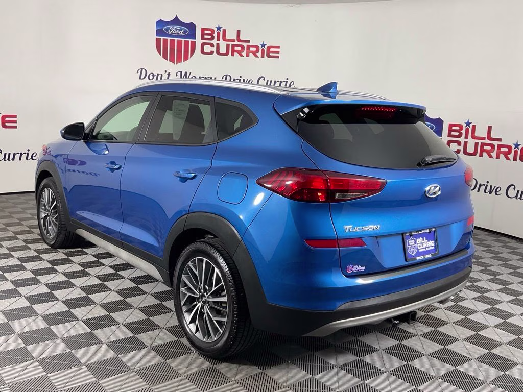 2019 Aqua Blue Hyundai Tucson SEL FWD SUV