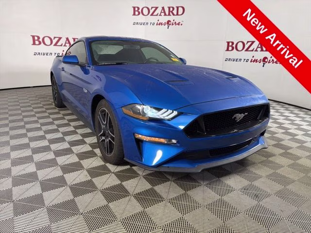 2019 Blue Metallic Ford Mustang GT RWD Coupe