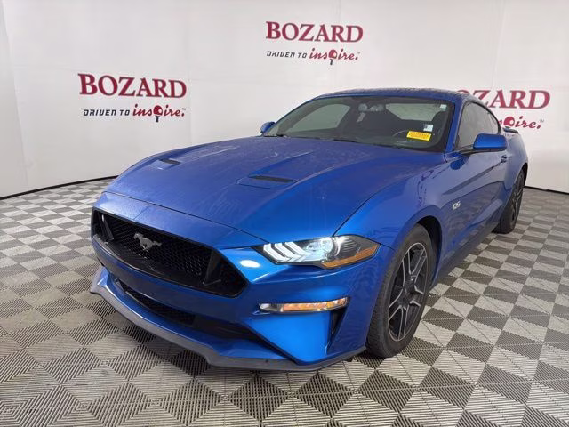 2019 Blue Metallic Ford Mustang GT RWD Coupe