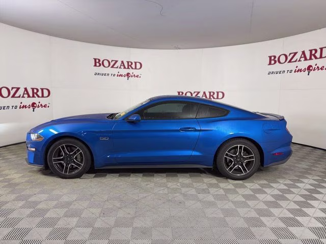 2019 Blue Metallic Ford Mustang GT RWD Coupe