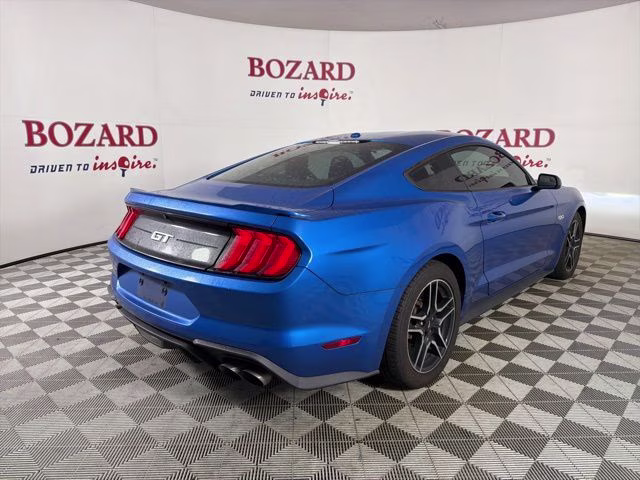 2019 Blue Metallic Ford Mustang GT RWD Coupe