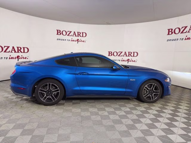 2019 Blue Metallic Ford Mustang GT RWD Coupe