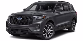 2026 White Ford Explorer Platinum RWD SUV