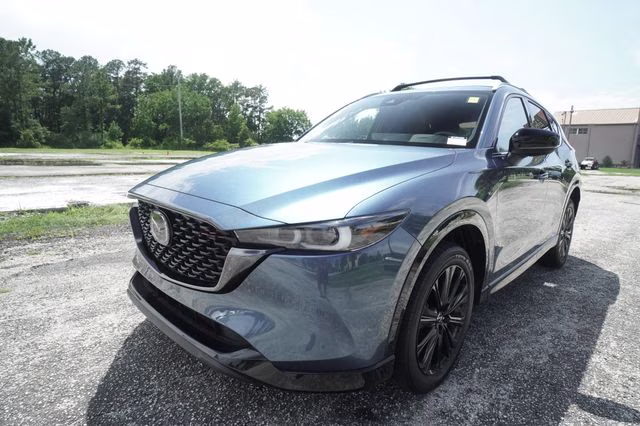 2023 Eternal Blue Mica Mazda CX-5 2.5 Turbo AWD SUV
