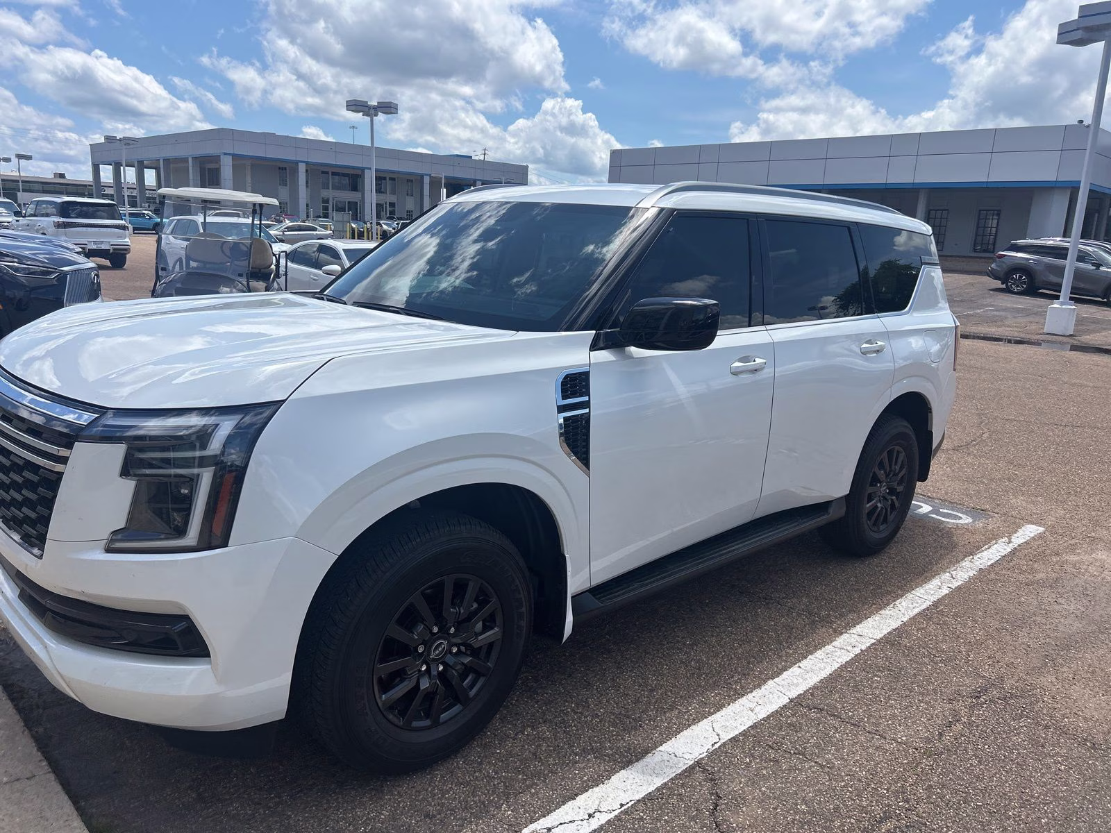 2025 Aspen White Nissan Armada SV RWD SUV