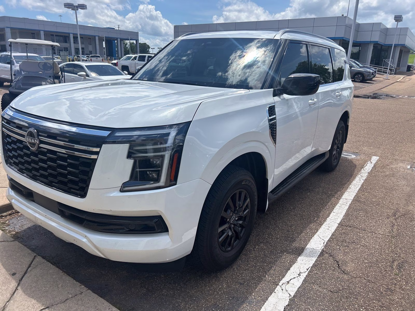 2025 Aspen White Nissan Armada SV RWD SUV