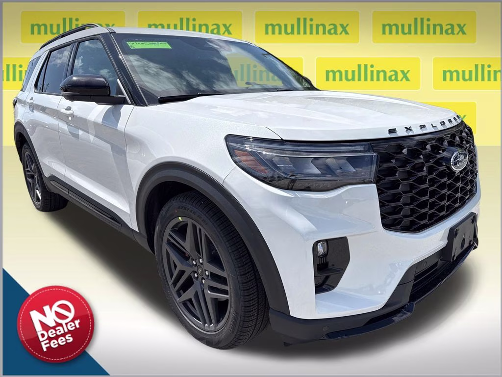 2026 Star White Metallic TC Ford Explorer ST 4X4 SUV