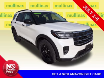 2026 White Metallic Ford Explorer Active RWD SUV