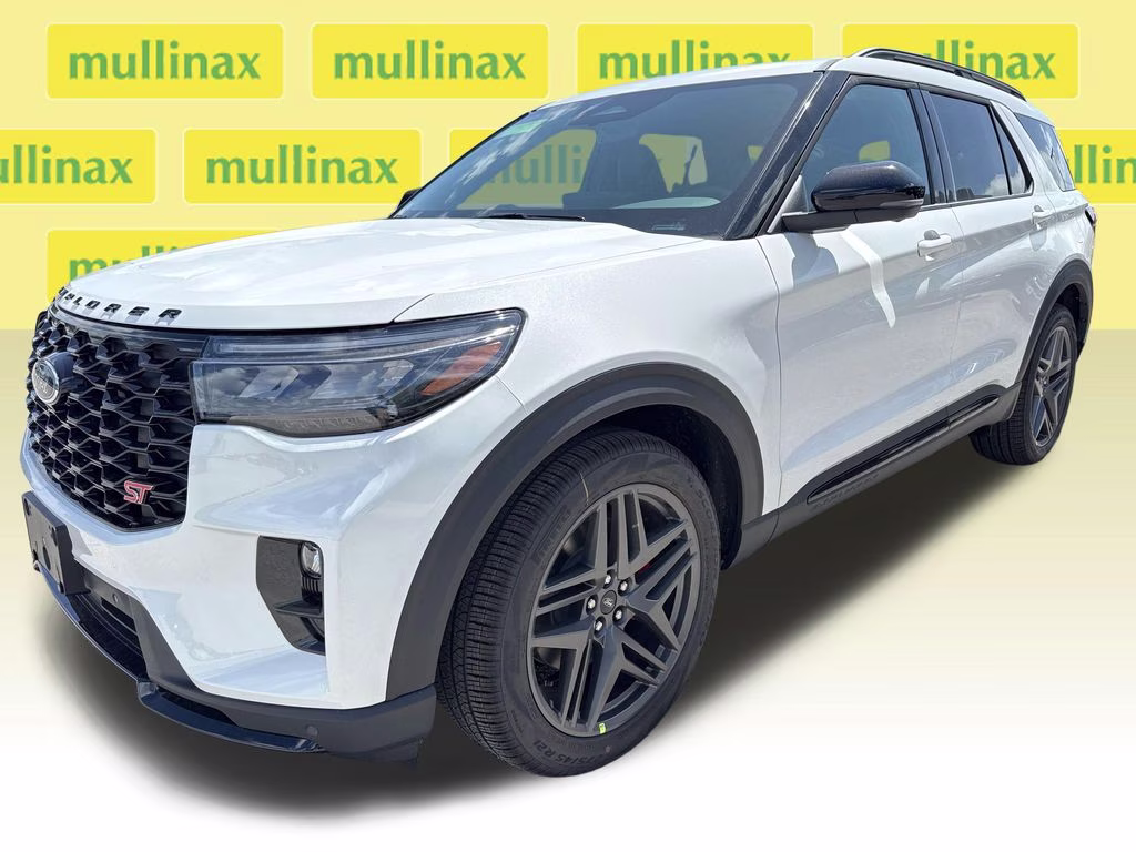 2026 Star White Metallic TC Ford Explorer ST 4X4 SUV