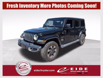 2018 Black Jeep Wrangler Unlimited Sahara 4X4 SUV