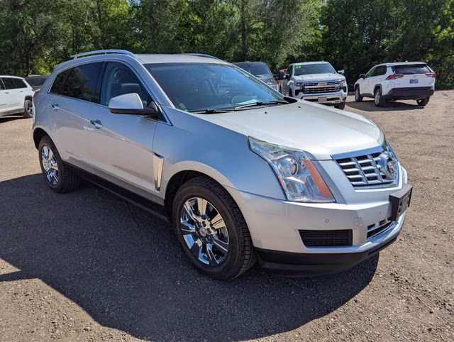 2014 Radiant Silver Metallic Cadillac SRX Luxury AWD SUV