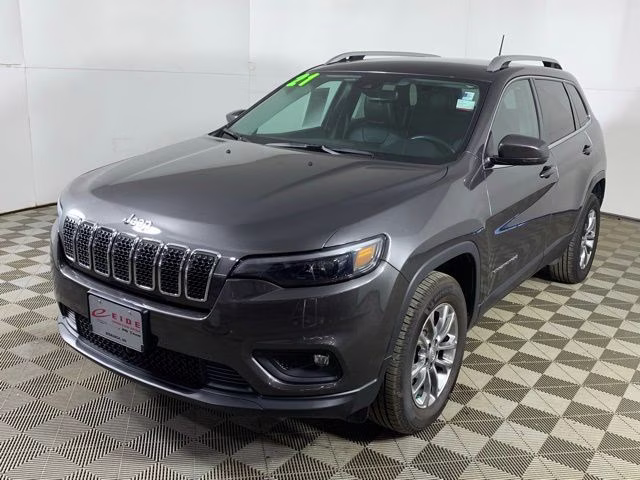 2021 Granite Crystal Metallic Clearcoat Jeep Cherokee Latitude Lux 4X4 SUV