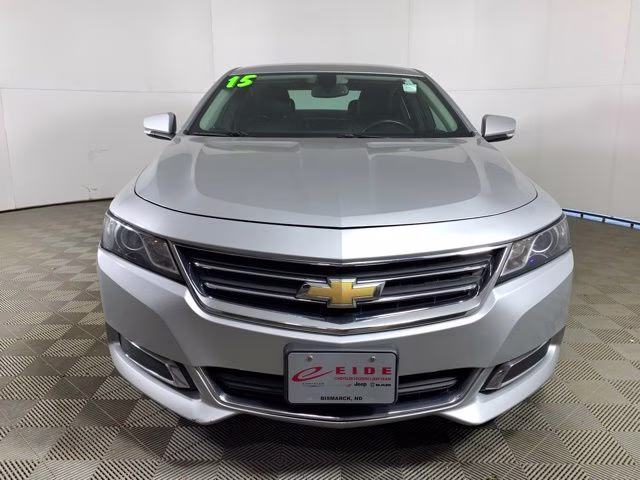 2015 Silver Ice Metallic Chevrolet Impala LT FWD Sedan