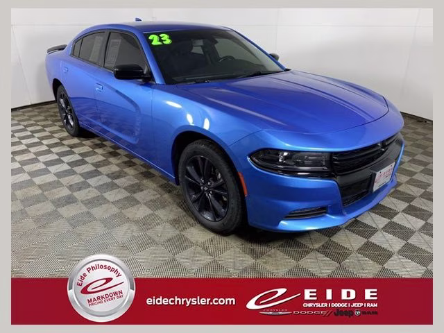 2023 B5 Blue Pearlcoat Dodge Charger SXT AWD Sedan