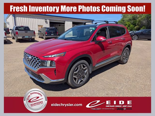 2022 Calypso Red Hyundai Santa Fe Limited FWD SUV