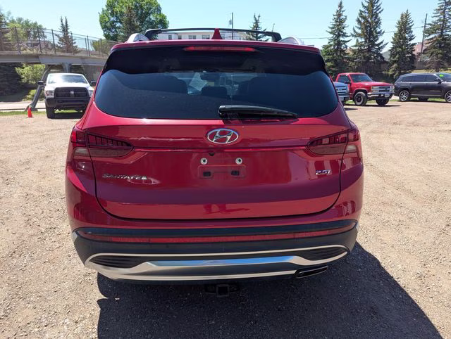 2022 Calypso Red Hyundai Santa Fe Limited FWD SUV