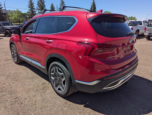 2022 Calypso Red Hyundai Santa Fe Limited FWD SUV