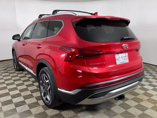 2022 Calypso Red Hyundai Santa Fe Limited FWD SUV