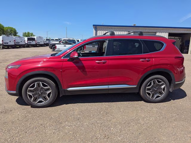 2022 Calypso Red Hyundai Santa Fe Limited FWD SUV