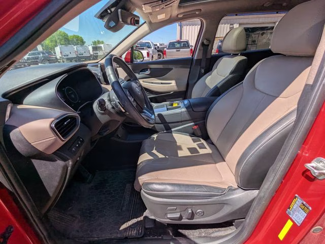 2022 Calypso Red Hyundai Santa Fe Limited FWD SUV
