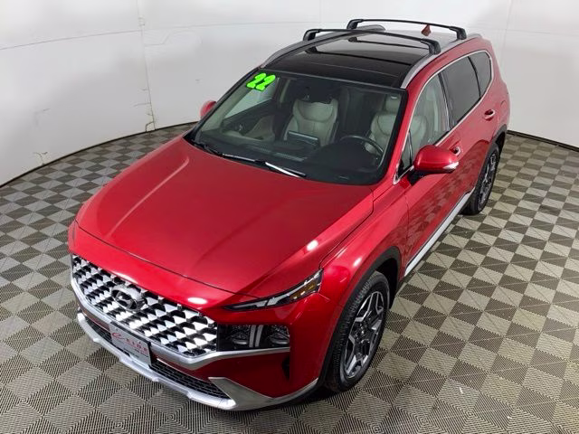 2022 Calypso Red Hyundai Santa Fe Limited FWD SUV