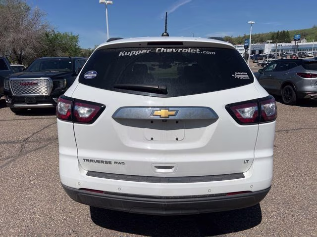 2017 Summit White Chevrolet Traverse LT AWD SUV
