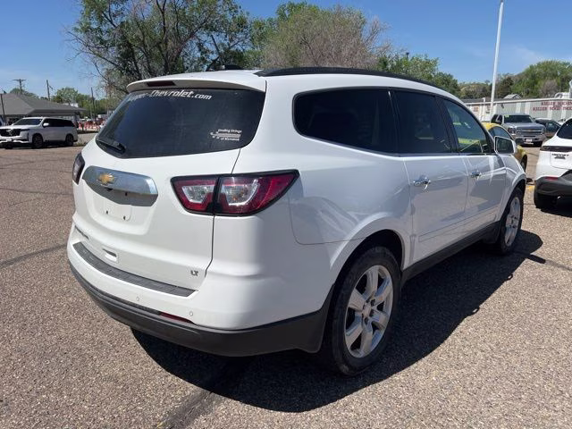 2017 Summit White Chevrolet Traverse LT AWD SUV