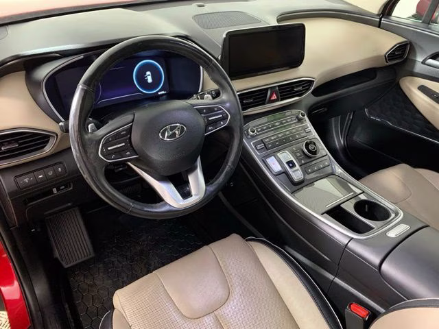 2022 Calypso Red Hyundai Santa Fe Limited FWD SUV