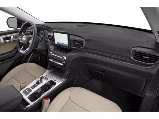2021 Blue Metallic Ford Explorer Limited RWD SUV