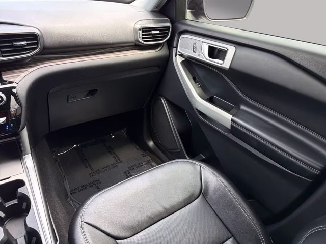 2021 Blue Metallic Ford Explorer Limited RWD SUV