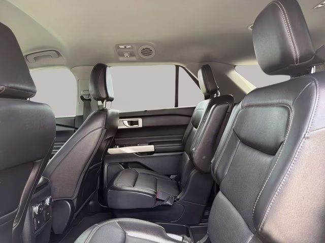 2021 Blue Metallic Ford Explorer Limited RWD SUV