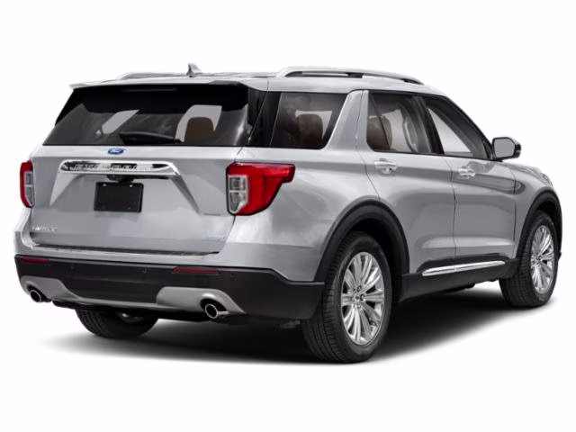 2021 Blue Metallic Ford Explorer Limited RWD SUV