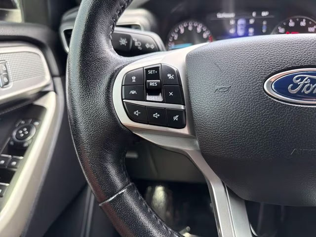 2021 Blue Metallic Ford Explorer Limited RWD SUV