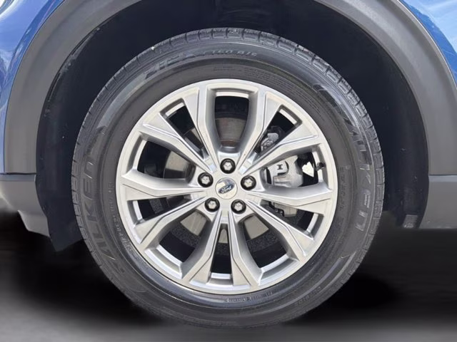 2021 Blue Metallic Ford Explorer Limited RWD SUV