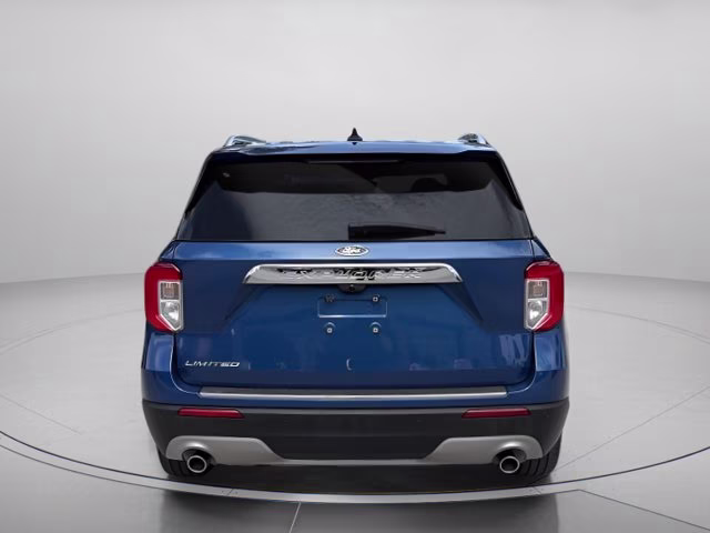 2021 Blue Metallic Ford Explorer Limited RWD SUV