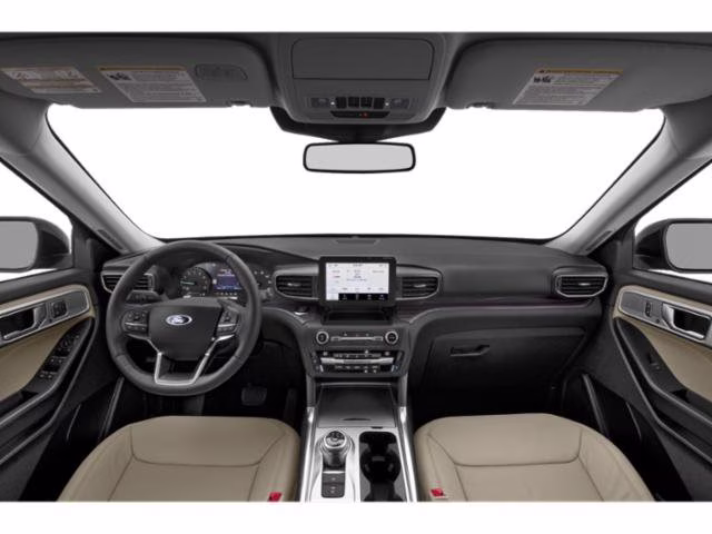 2021 Blue Metallic Ford Explorer Limited RWD SUV