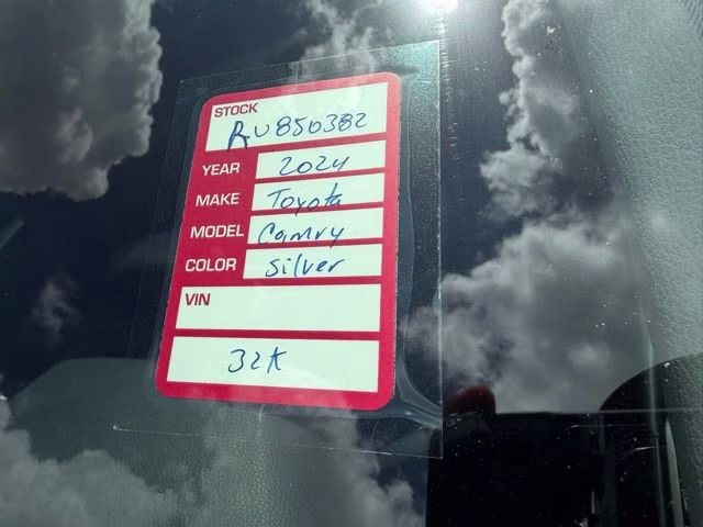 2024 Celestial Silver Metallic Toyota Camry SE FWD Sedan