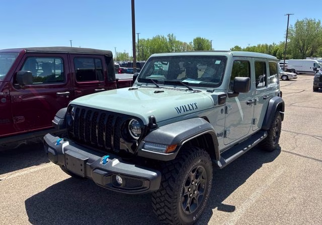 2023 Earl Clearcoat Jeep Wrangler Base 4xe 4X4 SUV