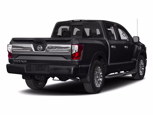 2017 Magnetic Black Nissan Titan Platinum Reserve 4X4 Truck