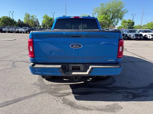 2021 Blue Ford F-150 XLT 4X4 Truck
