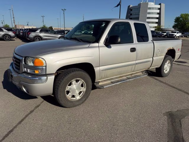 2004 Beige / Tan GMC Sierra 1500 SLE 4X4 Truck
